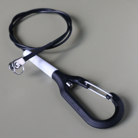 wire and carabiner set