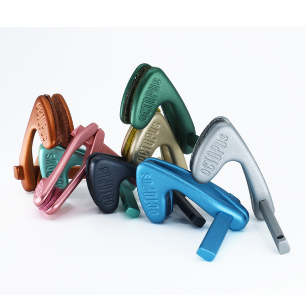 blue aluminum noseclip