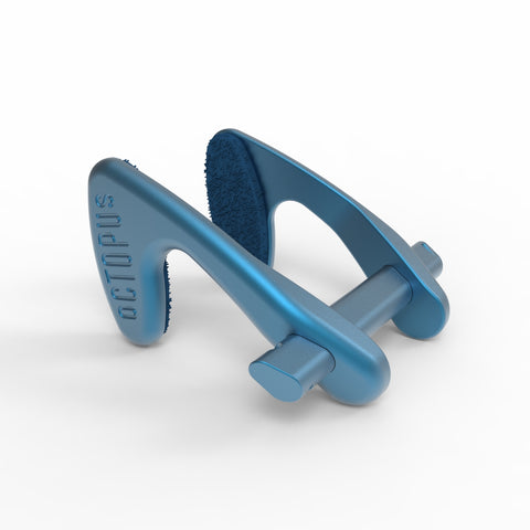 blue aluminum noseclip