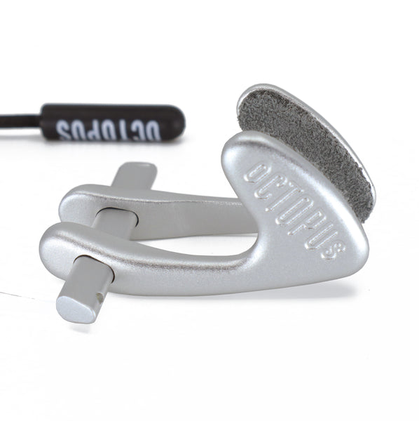 light grey aluminum noseclip