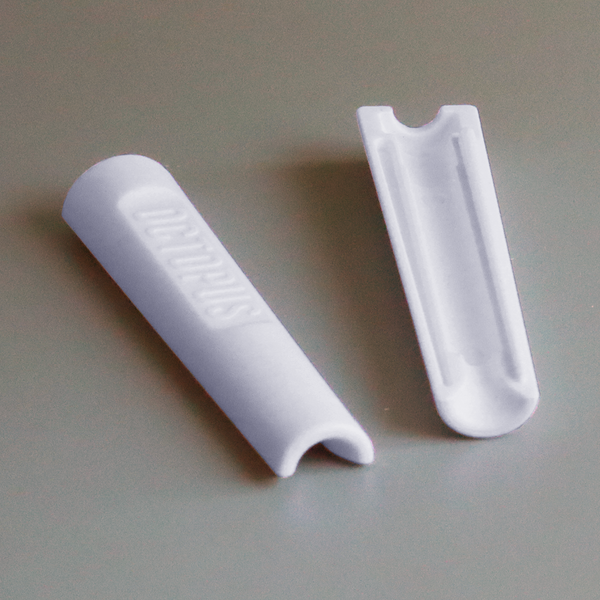 white polycarbonate cover for carabiner (spare part for old carabiner version)