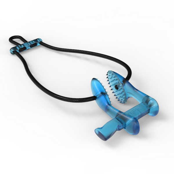 transparent blue FAKIR noseclip