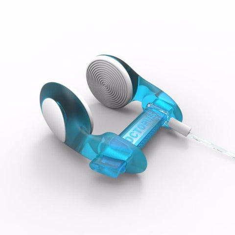 transparent blue noseclip
